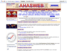 Tablet Screenshot of ahasweb.cz